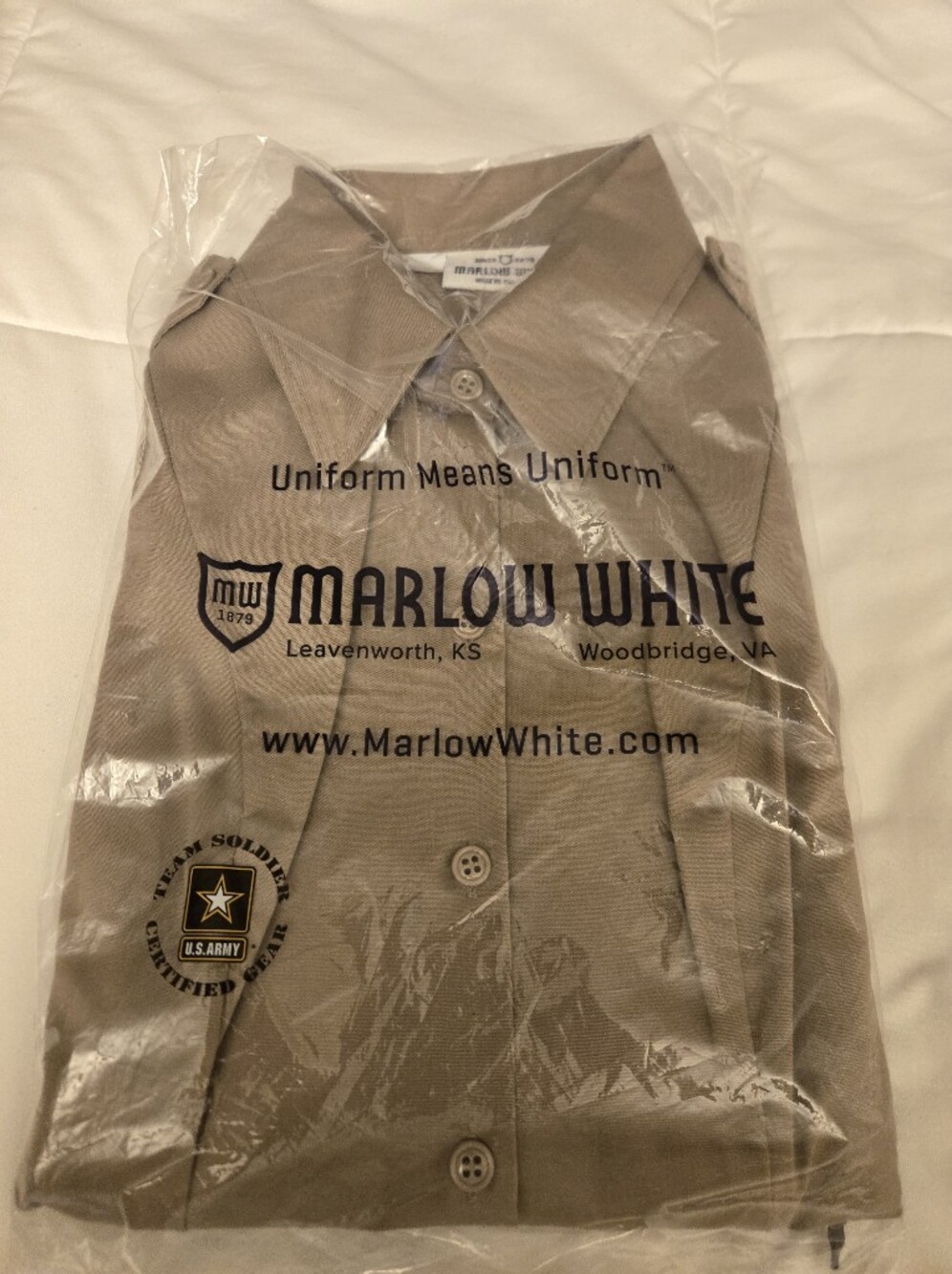 AGSU 10R Women's Short Sleeve Tuckin Officer Shirt - Marlow White
